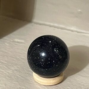 Blue Goldstone Mini Sphere Crystal